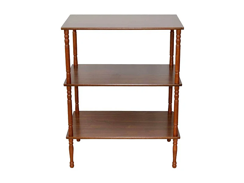 Kleines Bücherregal in Walnussfarben klassischen Stil