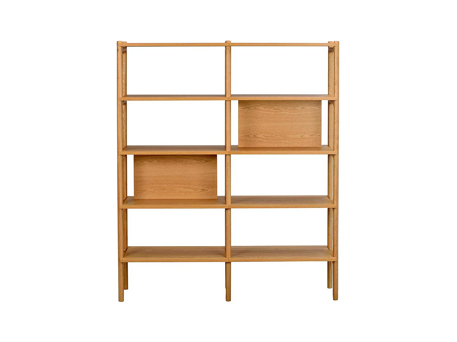 Standregal mit Eiche furniert 140 cm breit