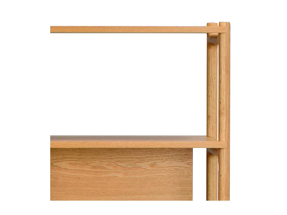 Standregal mit Eiche furniert 140 cm breit