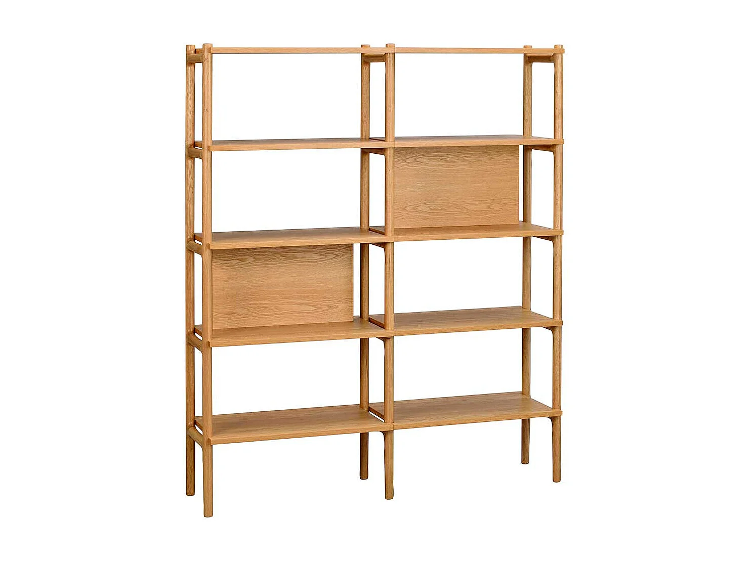 Standregal mit Eiche furniert 140 cm breit