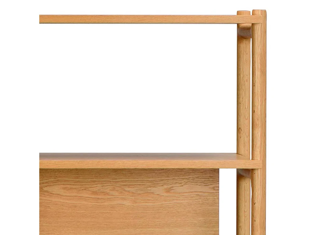 Standregal mit Eiche furniert 140 cm breit