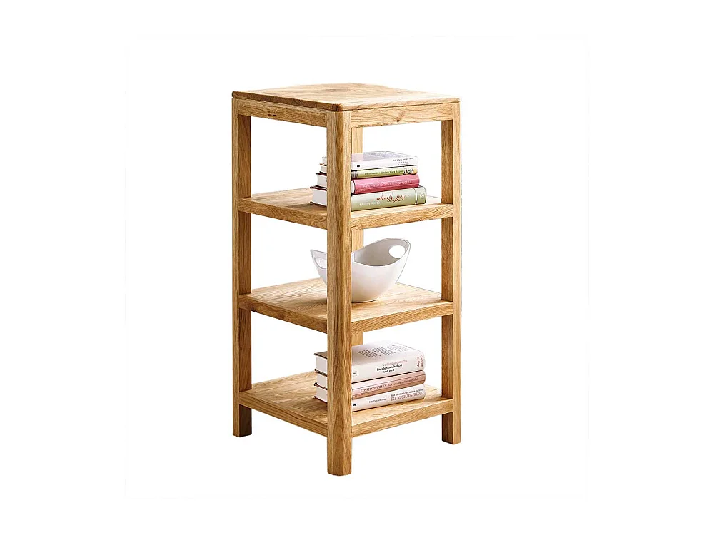 Standregal aus Wildeiche Massivholz 40 cm breit