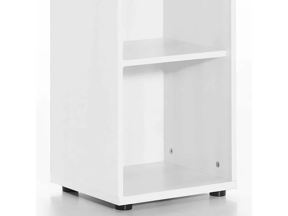Weißes Aktenregal 39 cm breit 3 Fächer