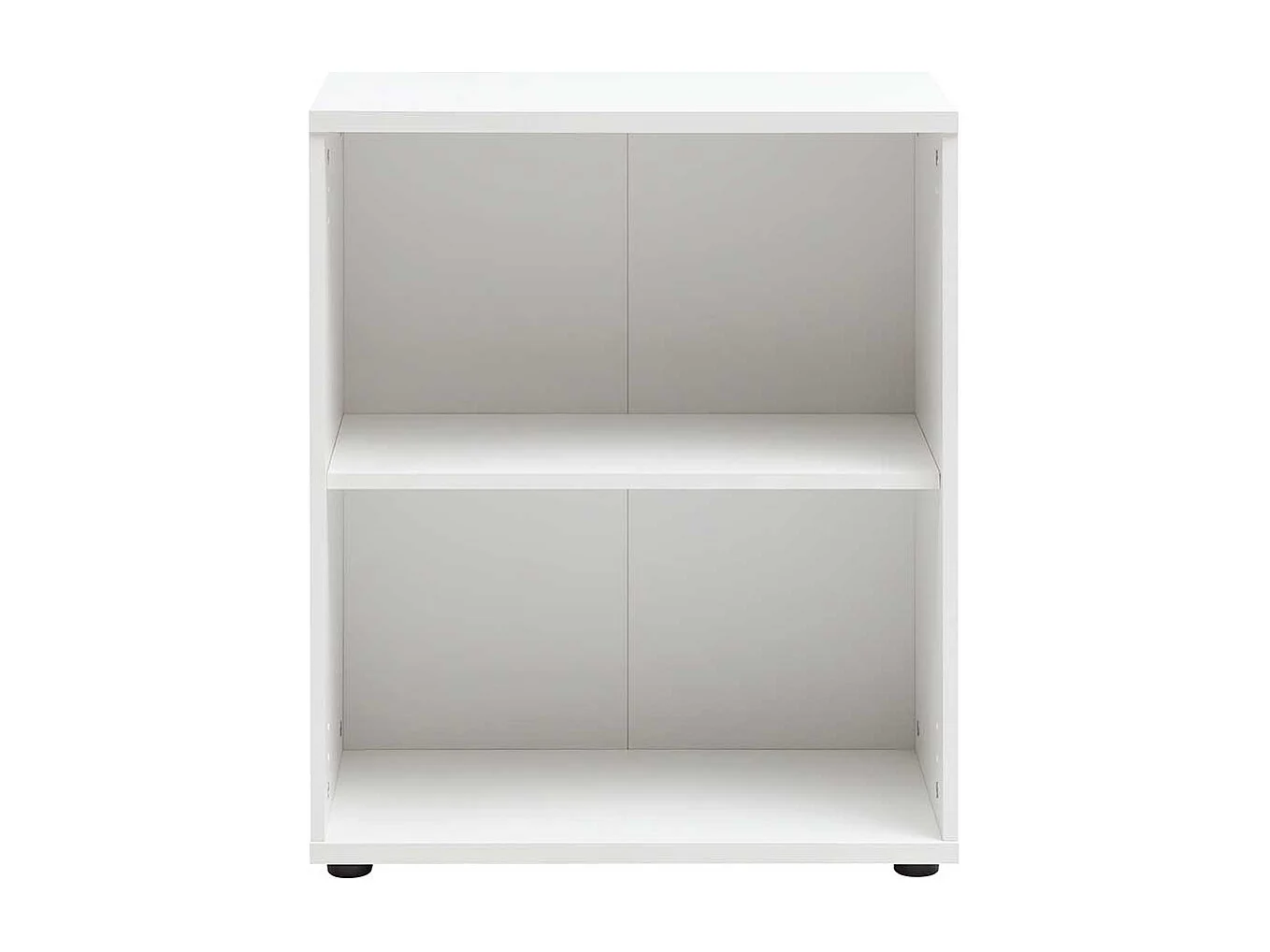 Ordnerregal 65 cm in Weiß melaminbeschichtet