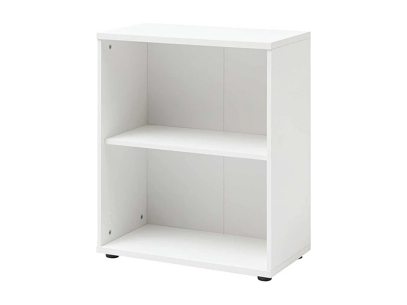 Ordnerregal 65 cm in Weiß melaminbeschichtet