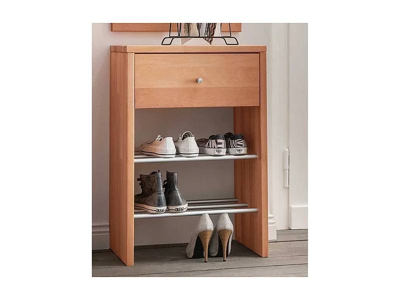 Regal Massiv aus Buche Massivholz einer Schublade