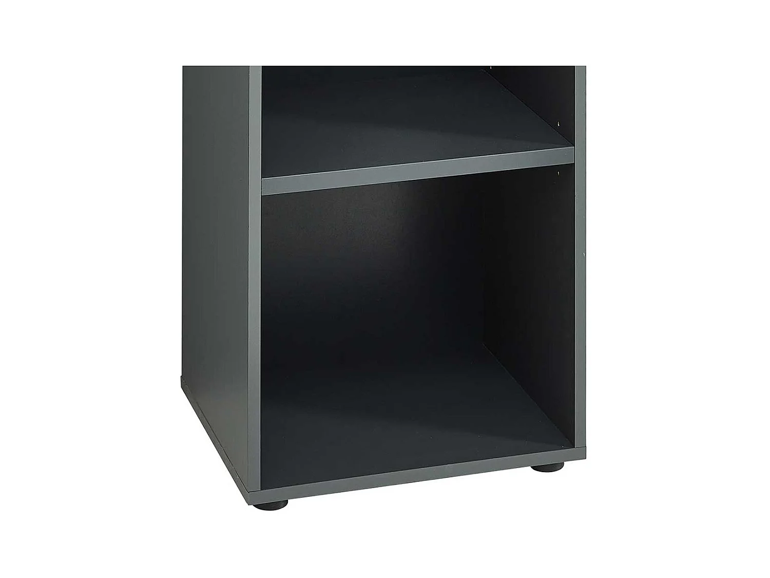 Aktenregal mit Schubladen in Wildeichefarben Dunkelgrau