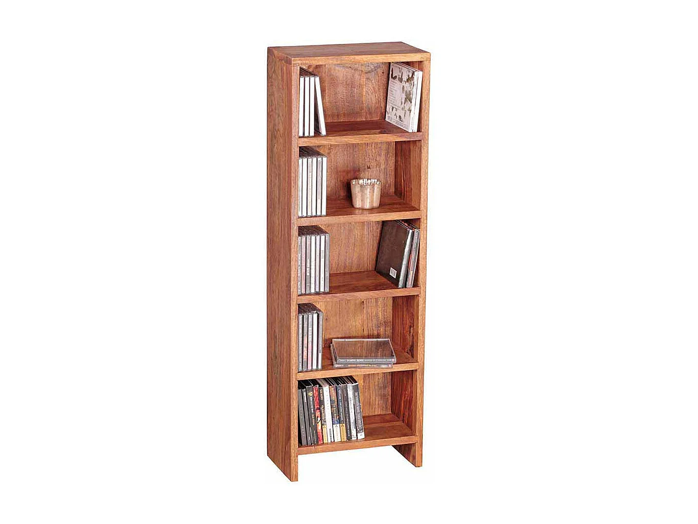 Regal für CDs Sheesham Massivholz