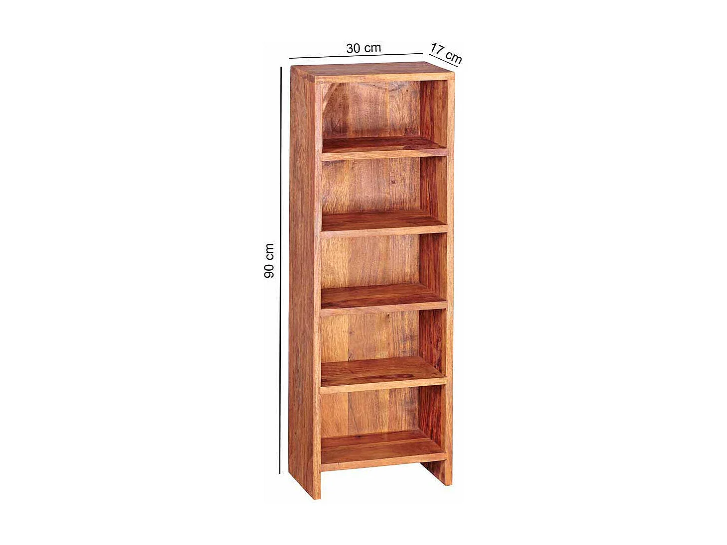 Regal für CDs Sheesham Massivholz