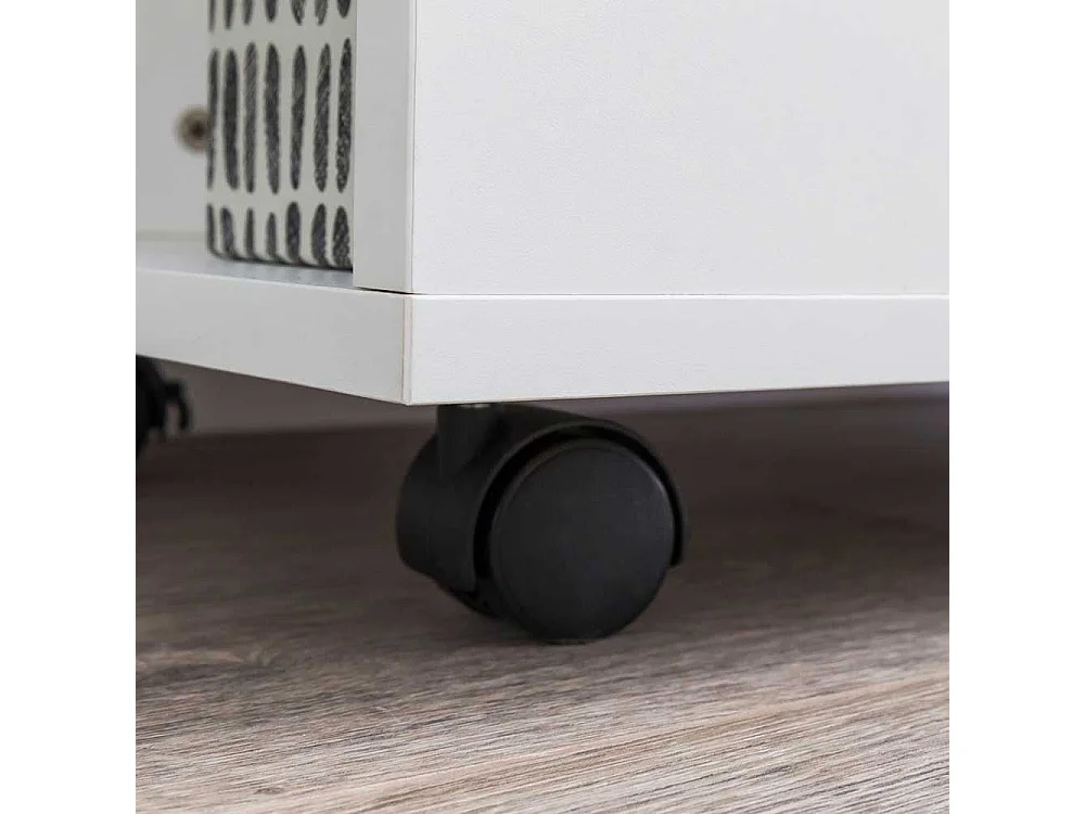 Rollwagen in Weiß 60 cm breit