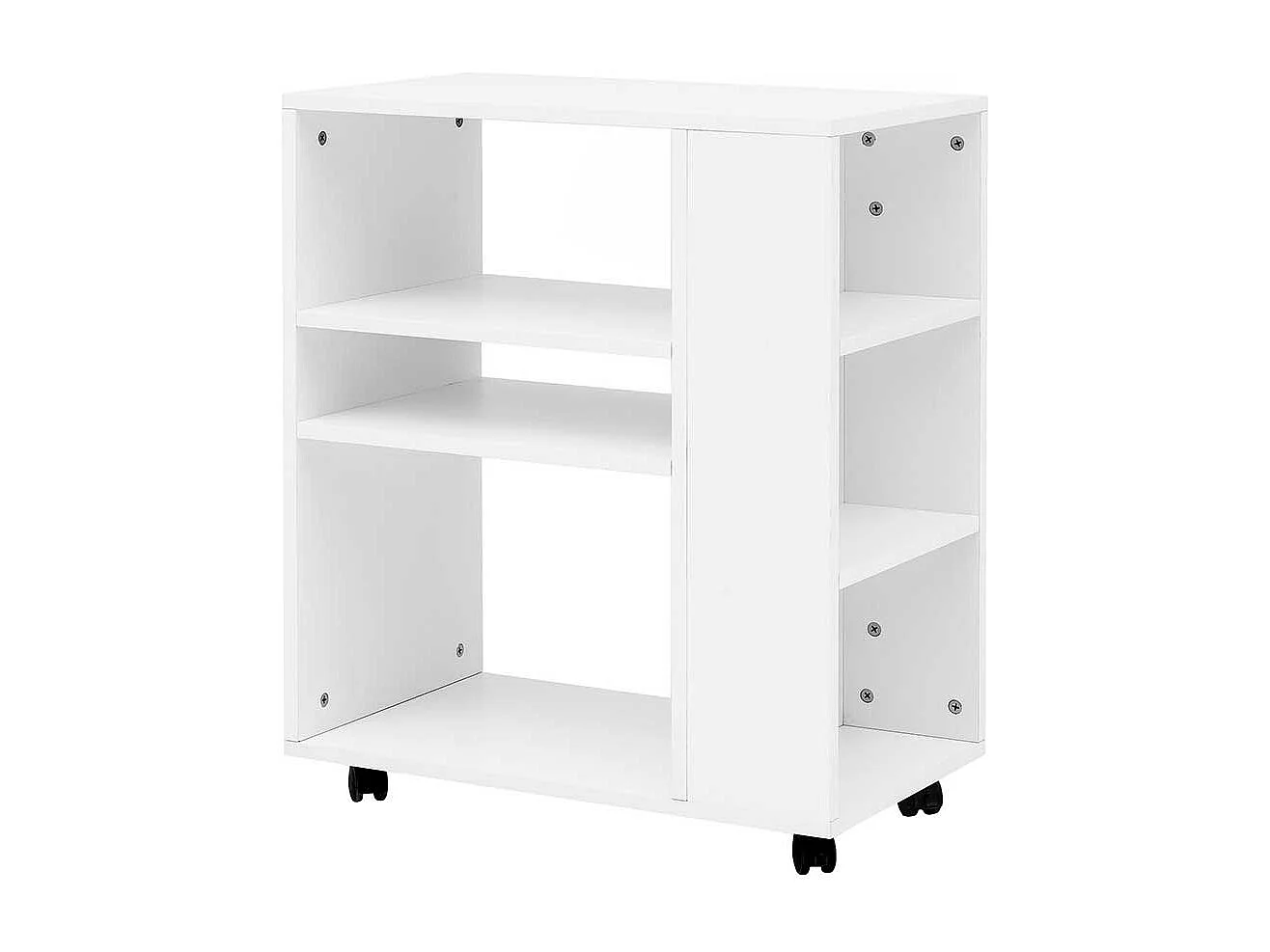 Rollwagen in Weiß 60 cm breit