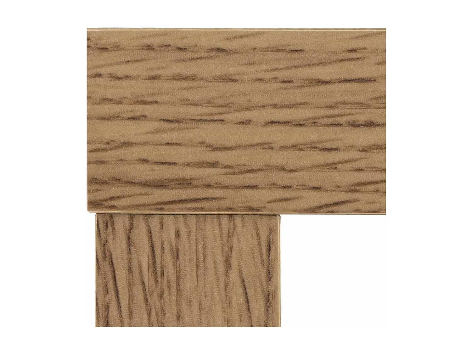 4 Fächer Regal in Eichefarben modern