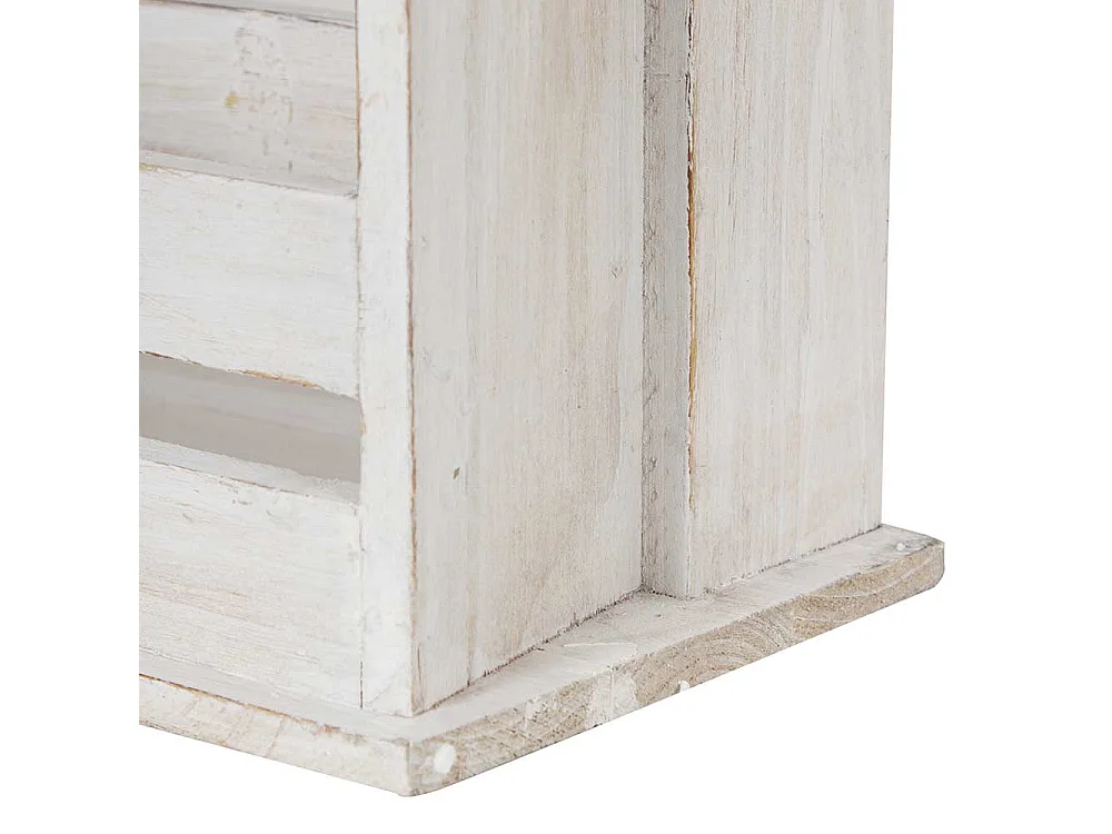 Regal in Fenster Optik aus Spiegelglas Tanne Massivholz