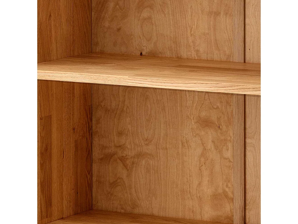 Aktenregal Wildeiche geölt in modernem Design 114 cm hoch