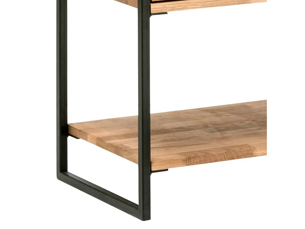 Standregal Wohnzimmerregal mit zwei Schubladen im Industry und Loft Stil