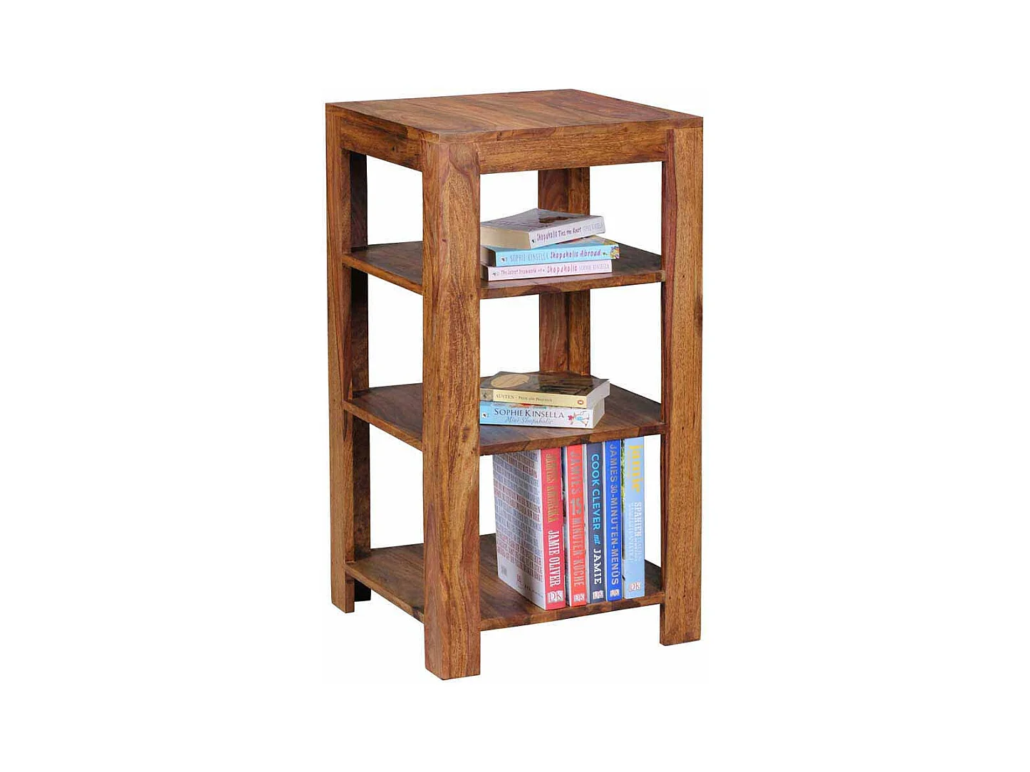 Standregal aus Sheesham Massivholz 3 Fächer
