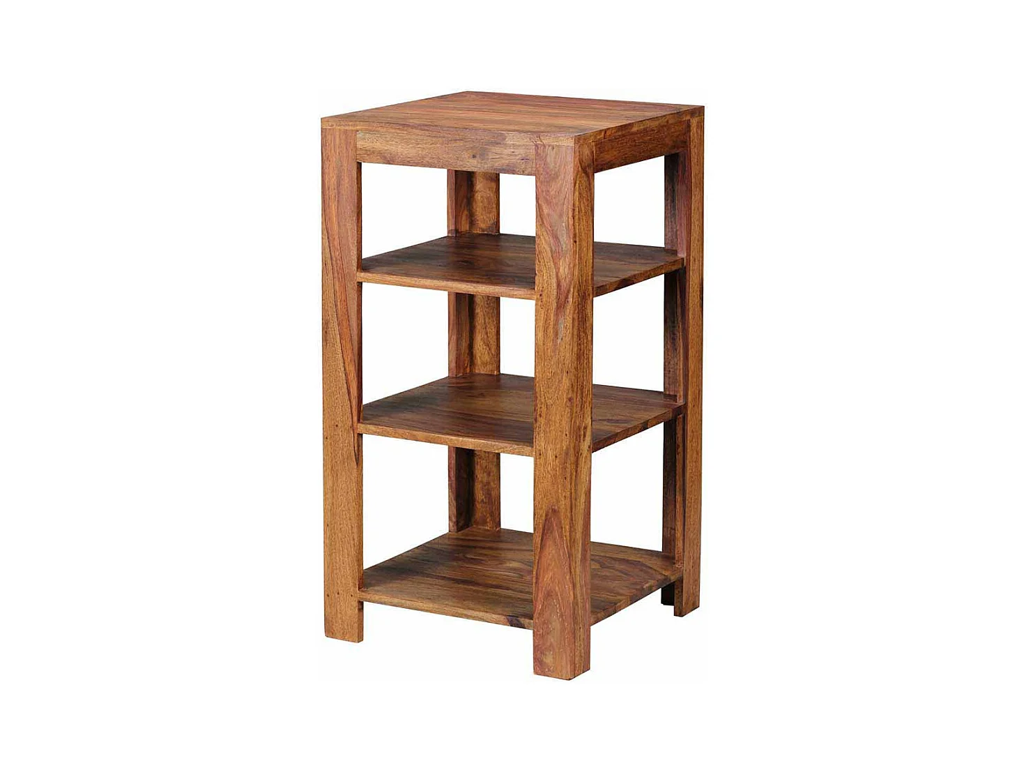 Standregal aus Sheesham Massivholz 3 Fächer