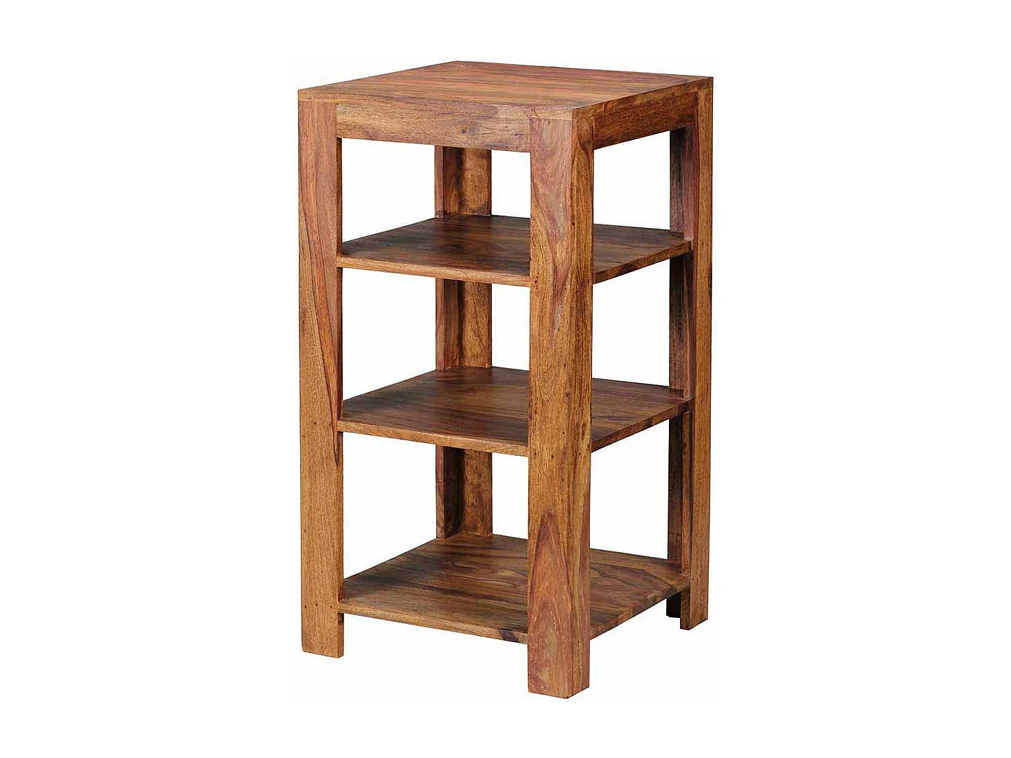 Standregal aus Sheesham Massivholz 3 Fächer