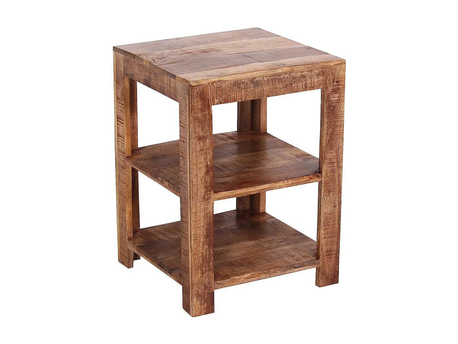 Massivholzregal 60 cm hoch lackiert