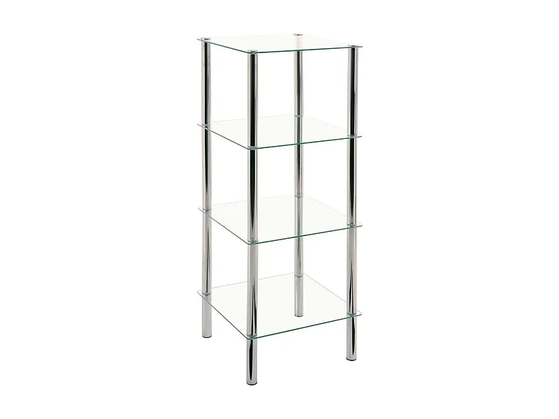 Standregal mit vier Glasböden