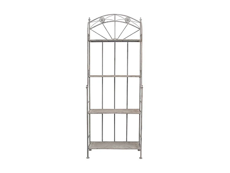 Deko Metallregal im Landhausstil 60 cm breit