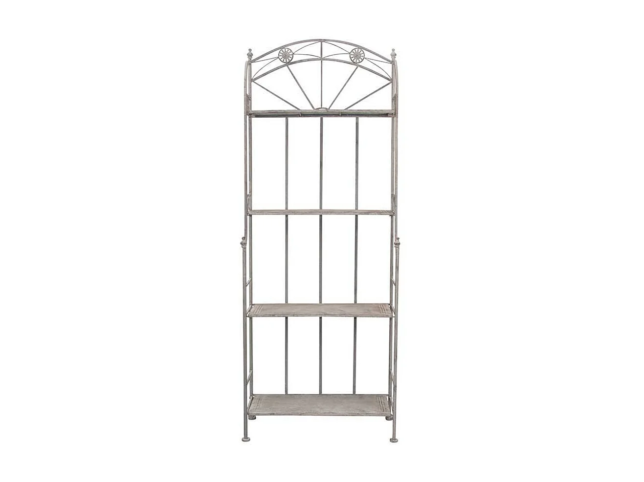 Deko Metallregal im Landhausstil 60 cm breit