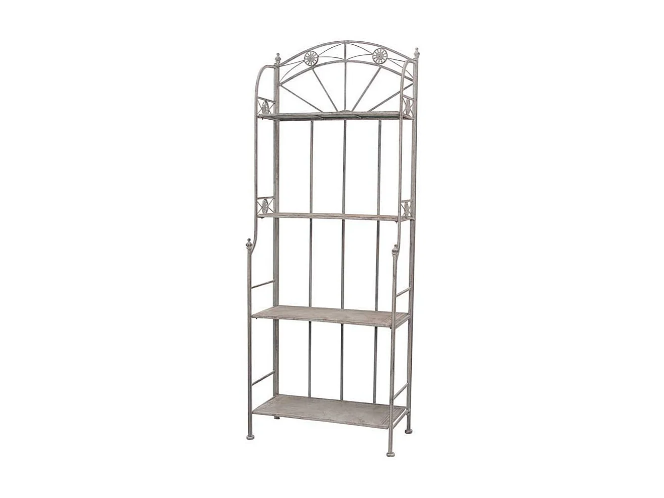 Deko Metallregal im Landhausstil 60 cm breit