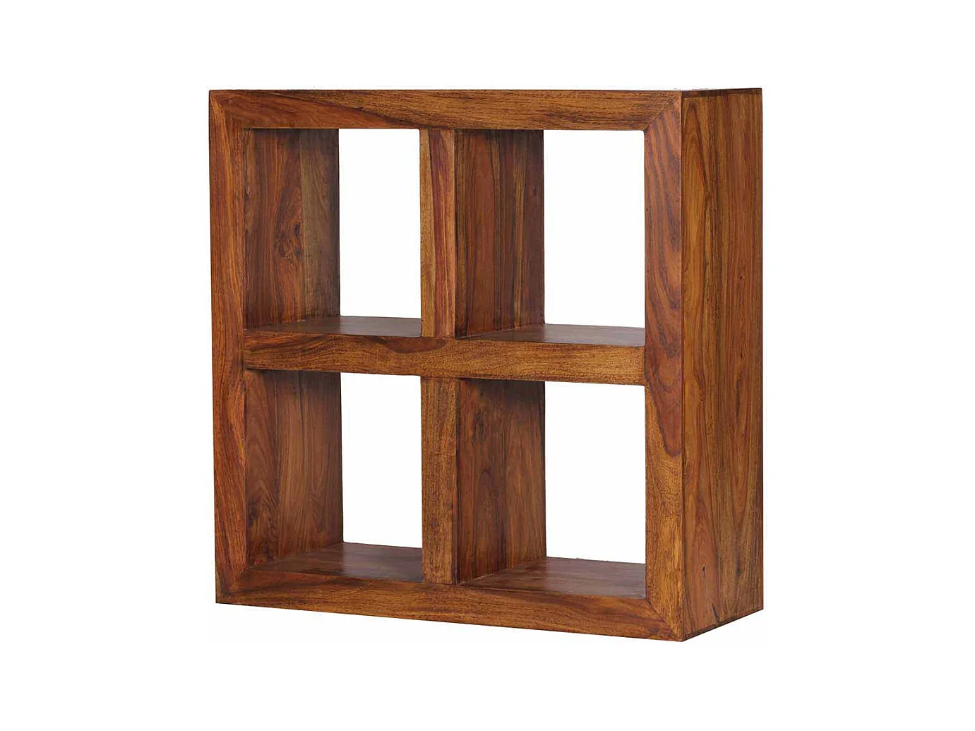Bücherregal aus Sheesham Massivholz 4 Fächer