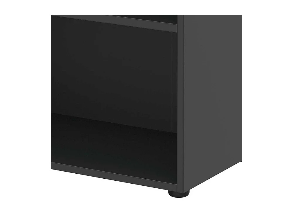 Home Office Regal in Anthrazit melaminbeschichtet 6 Ordnerh�hen