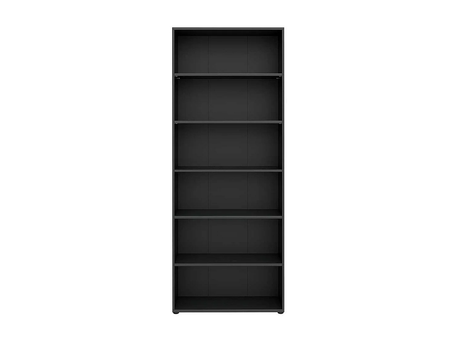 Home Office Regal in Anthrazit melaminbeschichtet 6 Ordnerh�hen