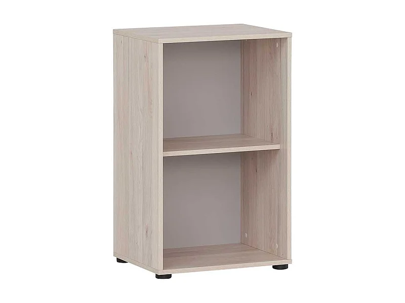 Ordnerregal in Platingrau und Eiche hell Made in Germany