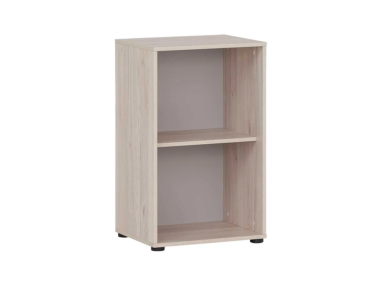 Ordnerregal in Platingrau und Eiche hell Made in Germany