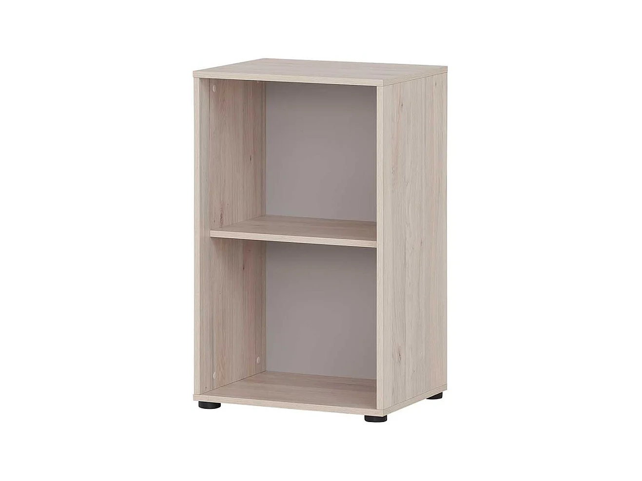 Ordnerregal in Platingrau und Eiche hell Made in Germany