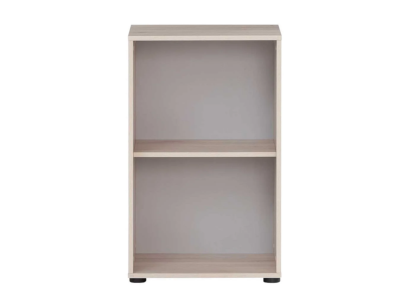 Ordnerregal in Platingrau und Eiche hell Made in Germany