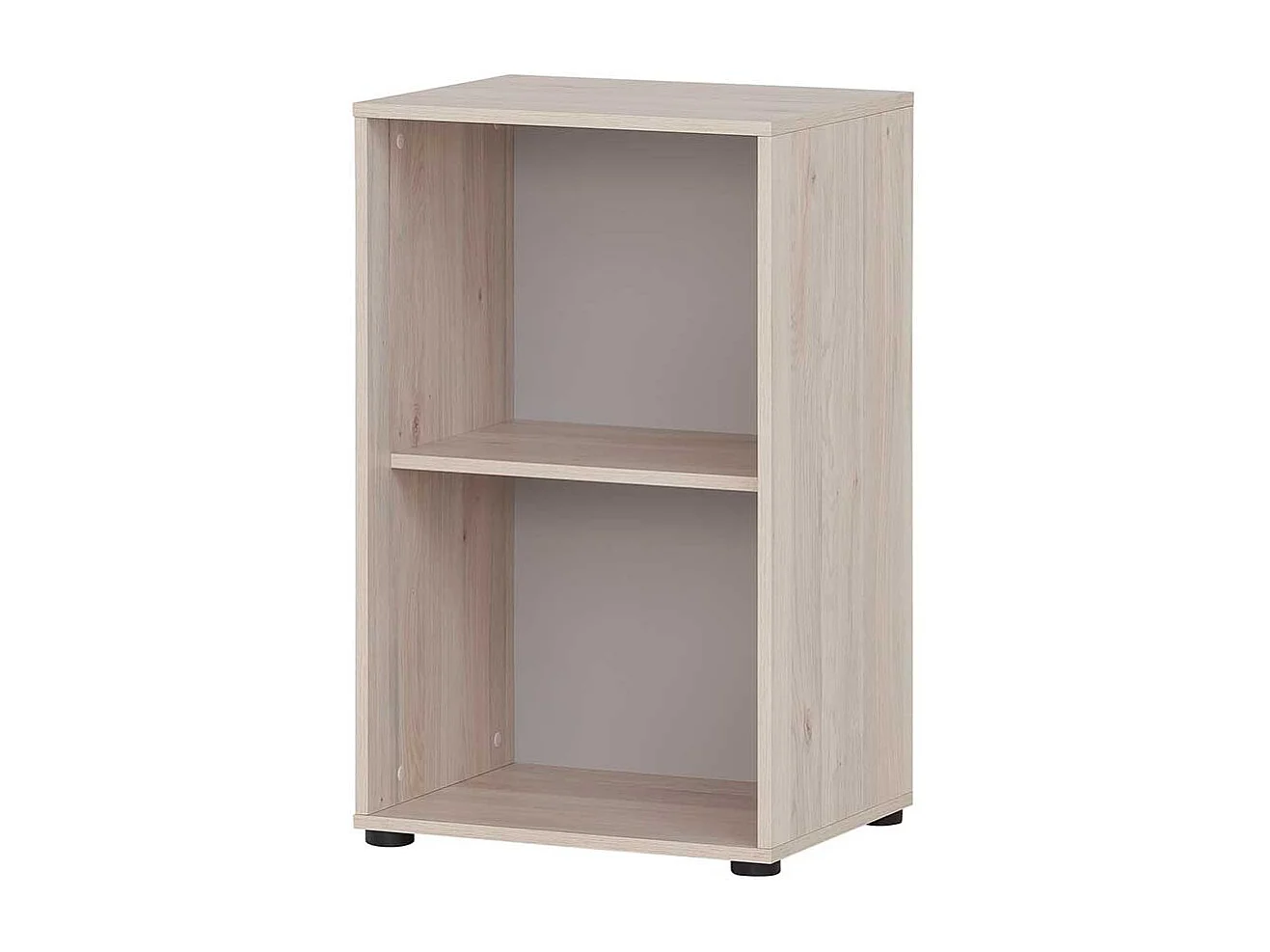 Ordnerregal in Platingrau und Eiche hell Made in Germany