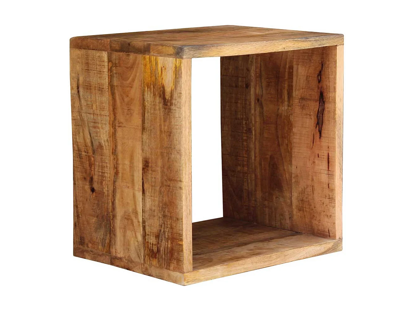 Massivholzregal aus Akazie lackiert rustikalen Landhausstil