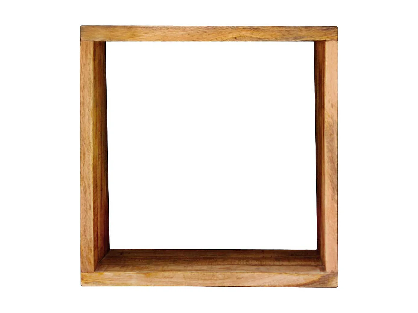 Massivholzregal aus Akazie lackiert rustikalen Landhausstil