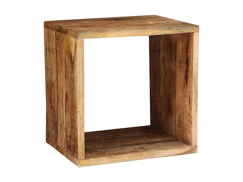 Massivholzregal aus Akazie lackiert rustikalen Landhausstil