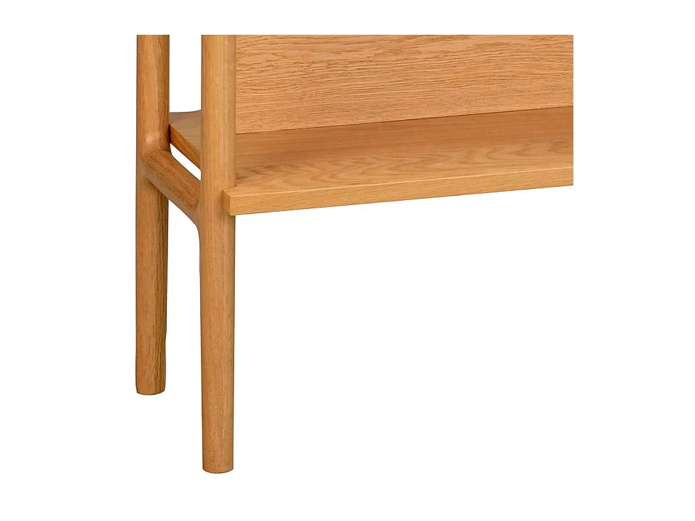 Wohnzimmerregal mit Eiche furniert 140 cm breit