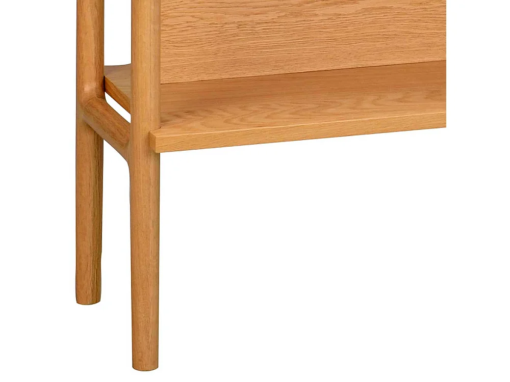 Wohnzimmerregal mit Eiche furniert 140 cm breit