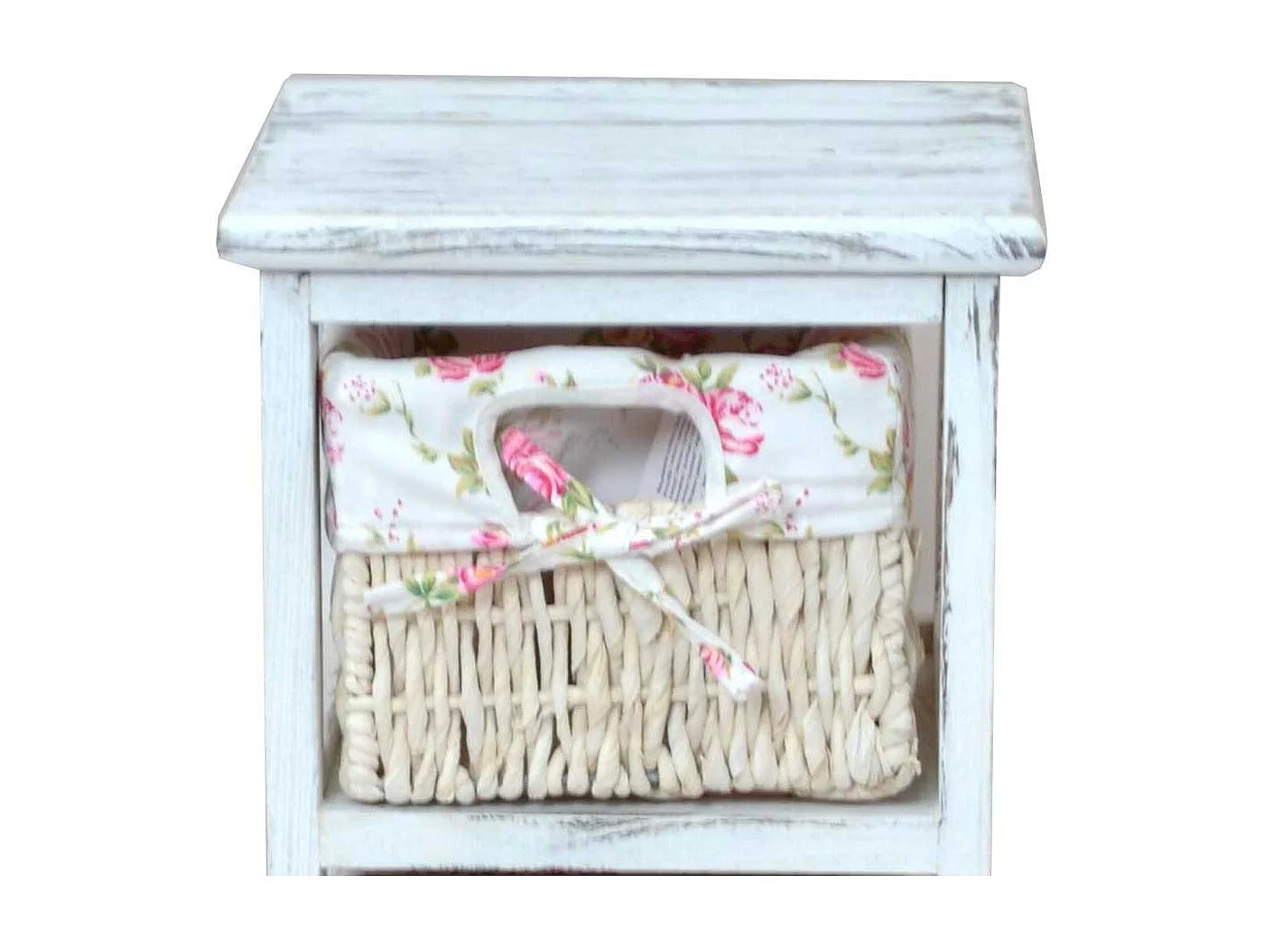 Standregal im romantischen Design Körben