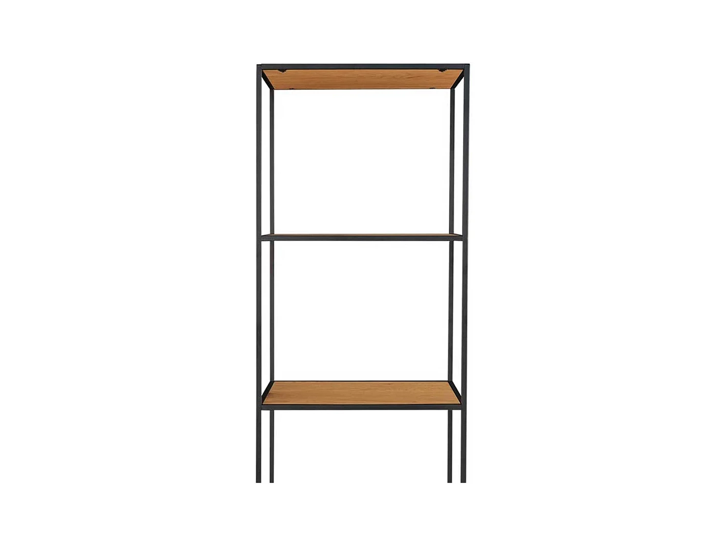 Bücher Regal in Eichefarben foliert Schwarz