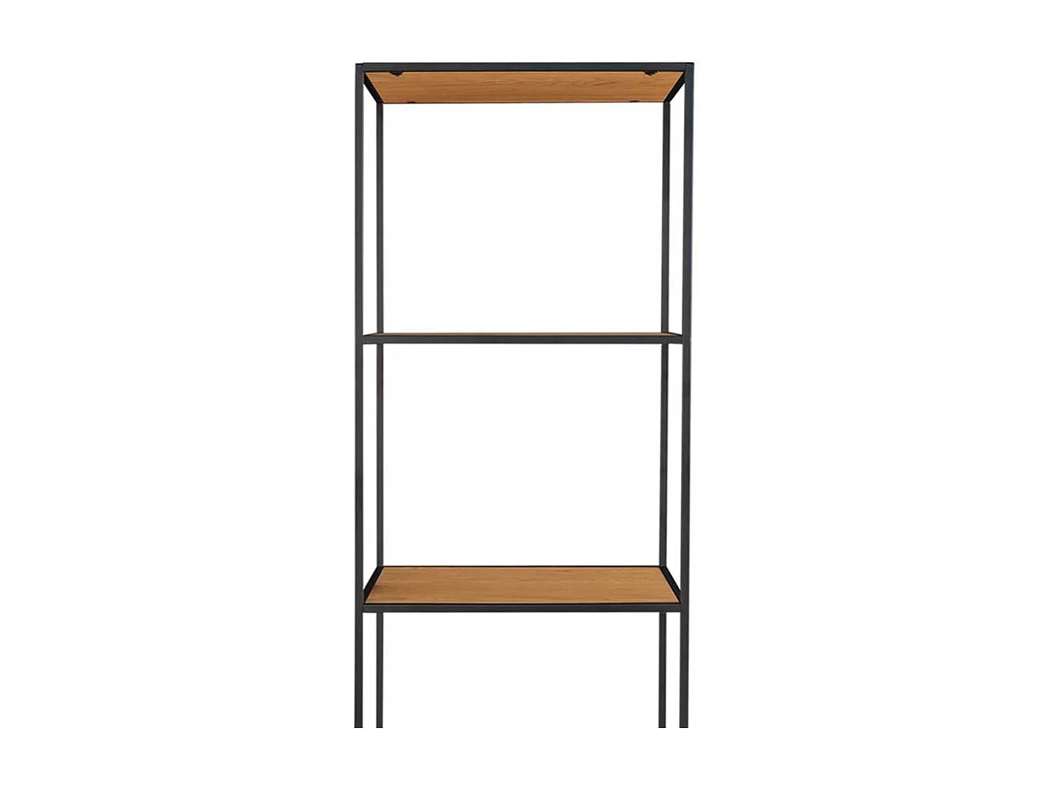 Bücher Regal in Eichefarben foliert Schwarz