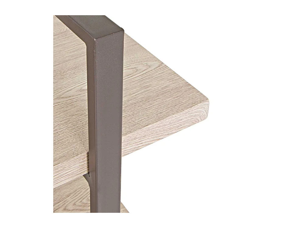 Standregal in Eiche hell Stahl