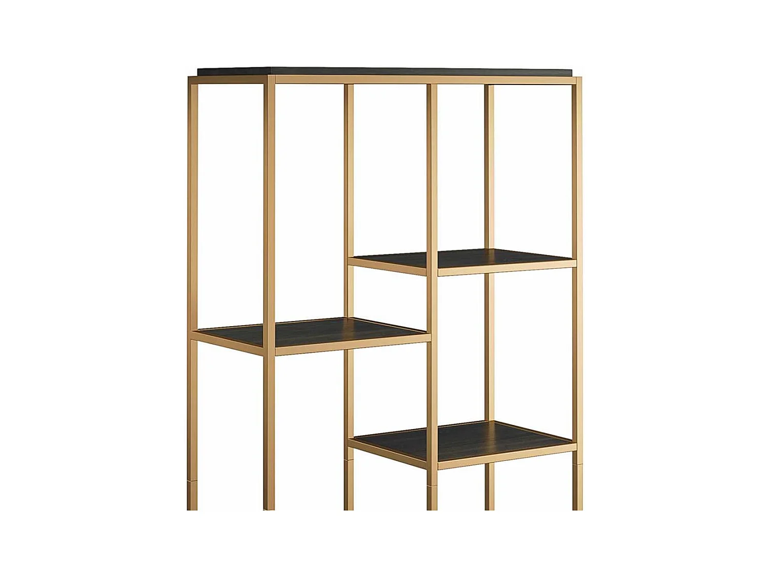 Offenes Regal Goldfarben in modernem Design 180 cm hoch