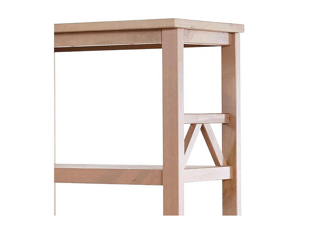 Standregal Holzregal aus Kiefer Massivholz im Landhausstil