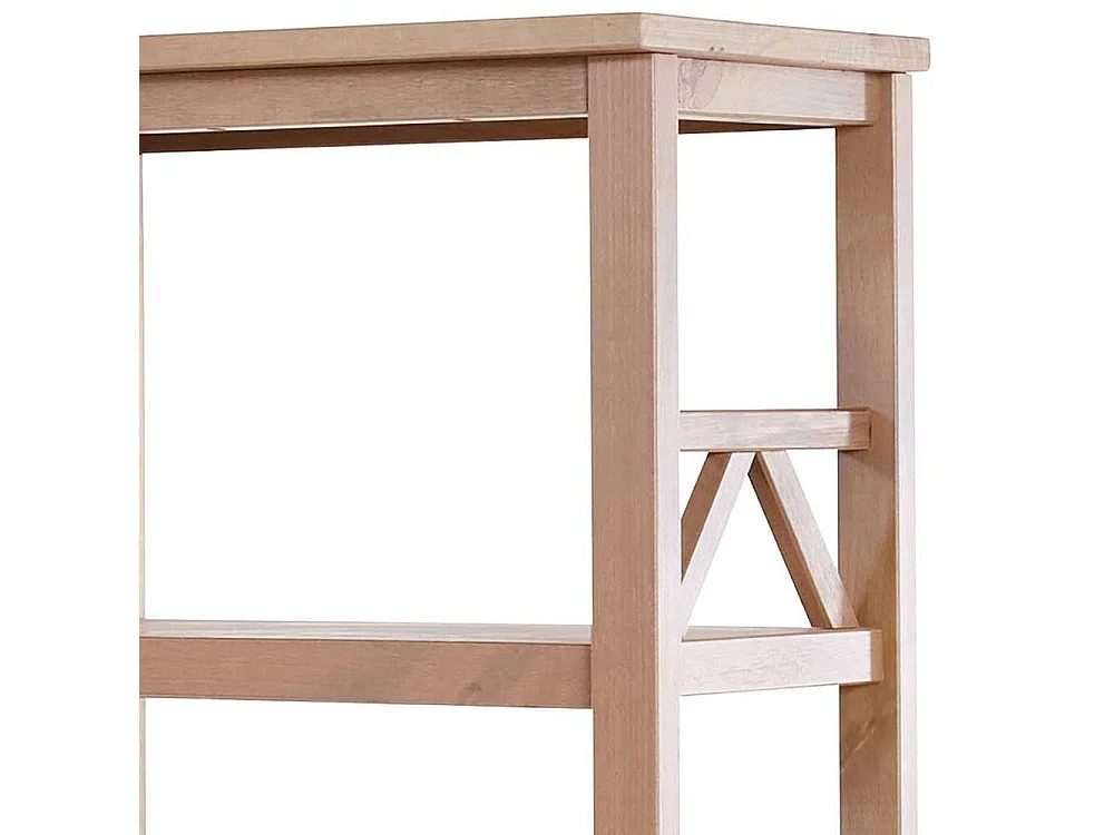 Standregal Holzregal aus Kiefer Massivholz im Landhausstil