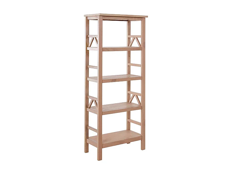 Standregal Holzregal aus Kiefer Massivholz im Landhausstil