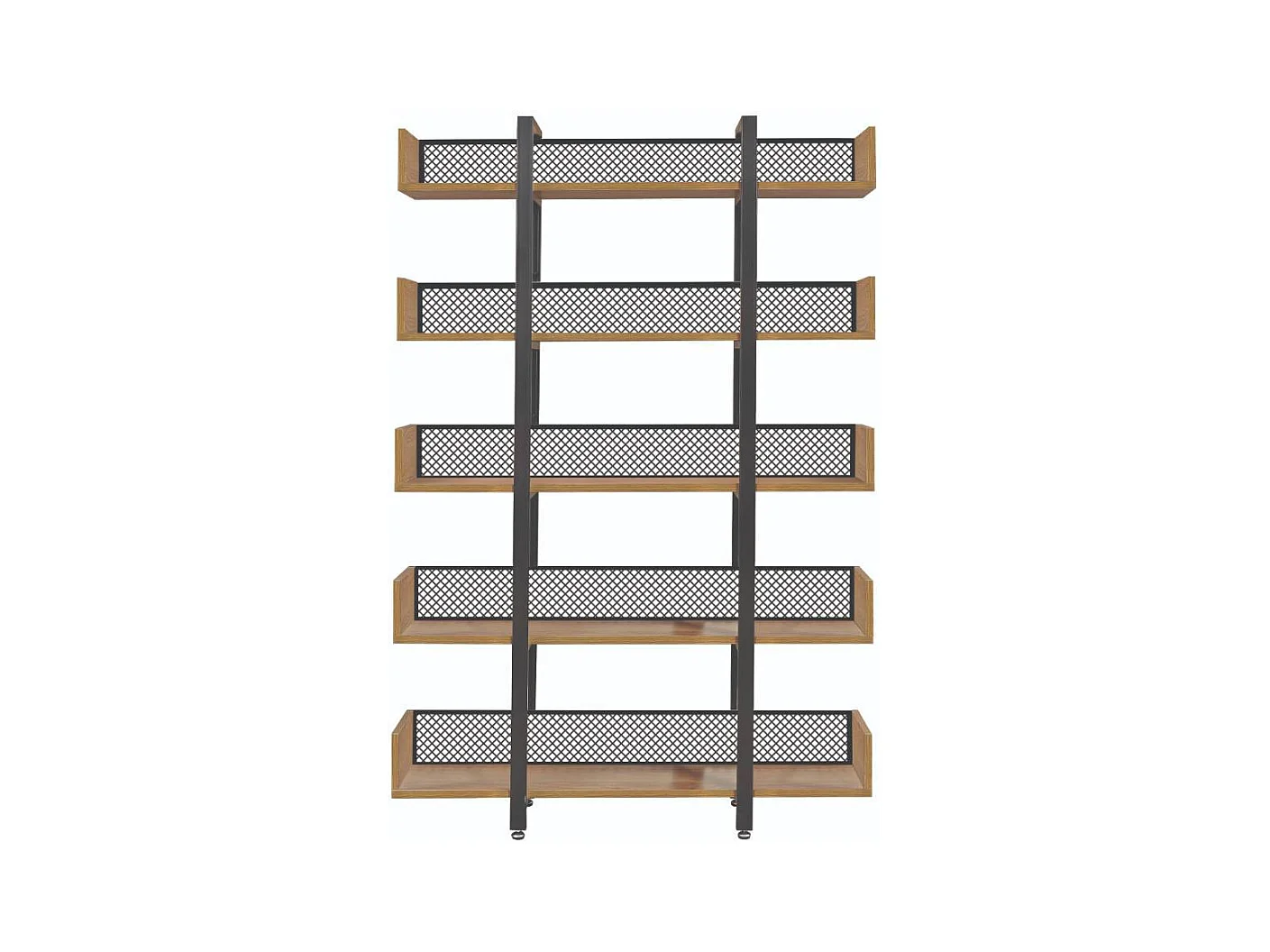 Standregal Wohnzimmerregal im Industry und Loft Stil 120 cm breit