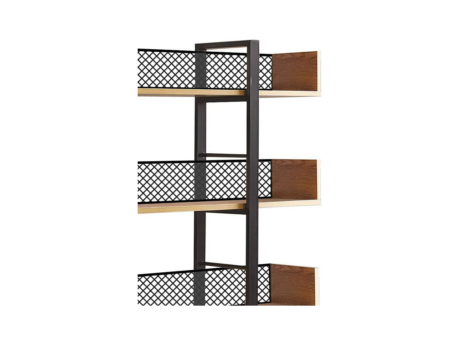 Standregal Wohnzimmerregal im Industry und Loft Stil 120 cm breit